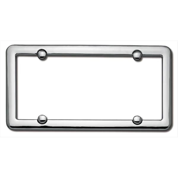 Striker Nouveau License Plate Frame, Chrome With fastener caps ST55955 - main